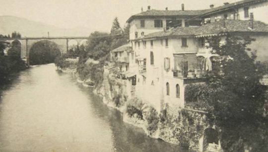Ponte San Pietro - il fiume Brembo